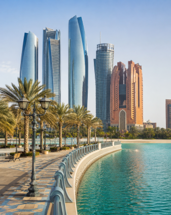 Abu Dhabi waterfront skyline and city attractions — 10 must-visit attractions guide by Sultan Karrani for Arabiers