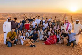 South African tour group in Dubai handled by the Arabiers travel and operations desk