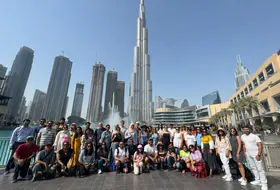 Sri Lankan tour group in Dubai coordinated by the Arabiers Colombo office