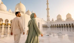 Private Abu Dhabi full-day city tour at Sheikh Zayed Grand Mosque