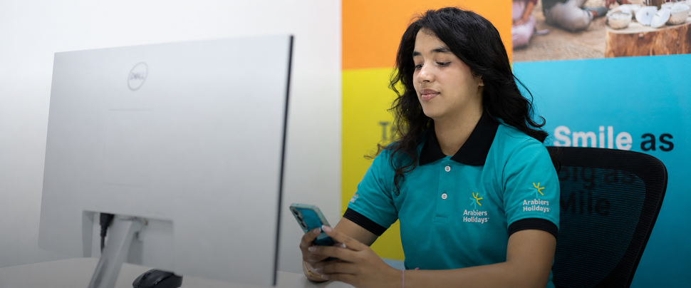 Arabiers travel consultant contact support