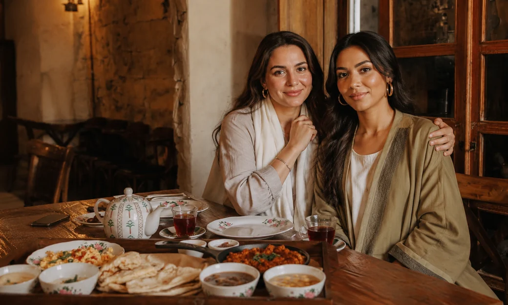 Traditional Emirati lunch at Al Fanar on Yas Island