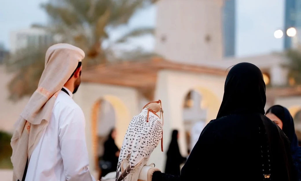 Falconry heritage experience at Qasr Al Hosn