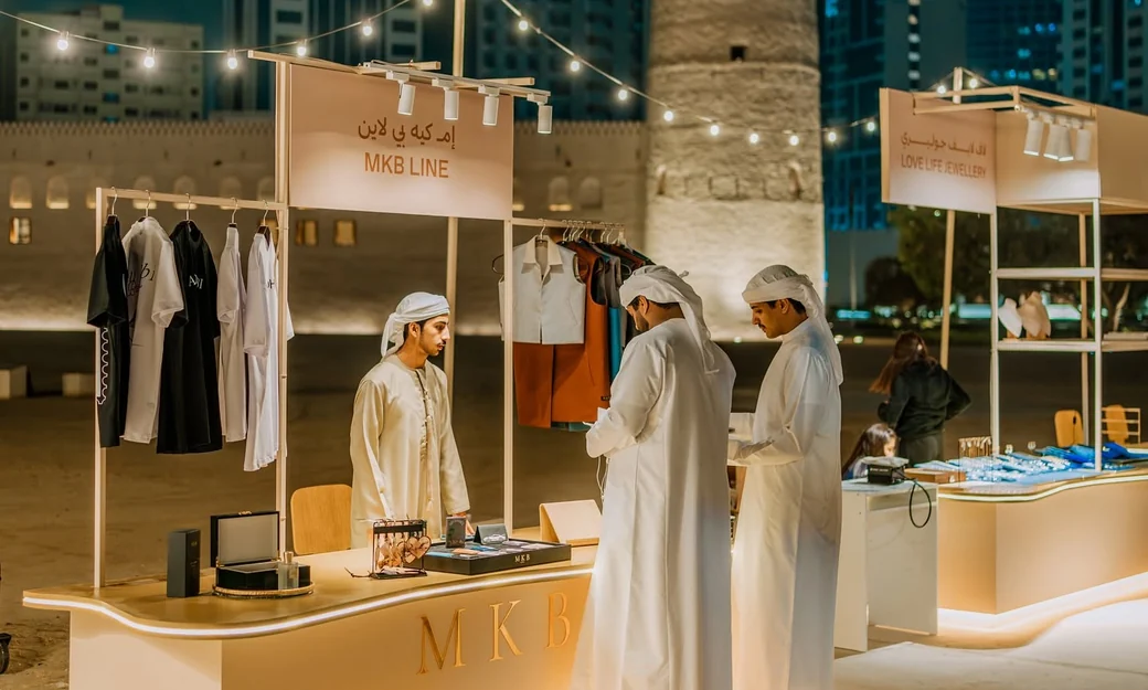 Heritage market stalls at Qasr Al Hosn
