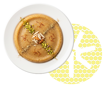 Khabeesa traditional Emirati dessert