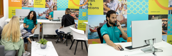 Arabiers Holidays travel agency office at Hamarain Centre, Deira, Dubai
