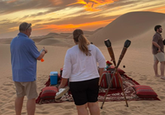 Abu Dhabi Desert Dinner in Style
