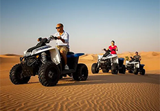 Sunset quad bike safari with 4x4 tour in Abu Dhabi