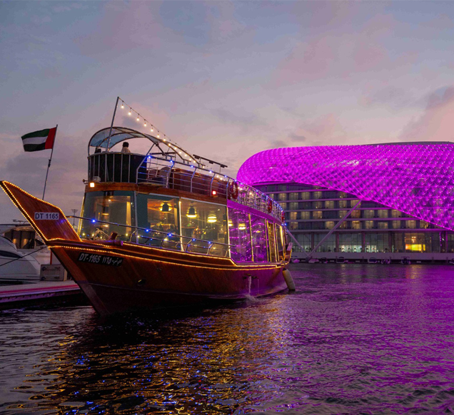 Abu Dhabi Yas Island Dinner Cruising
