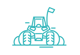 High-performance dune buggy icon, Can-Am and Polaris machines