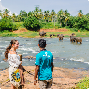Arabiers tour manager guiding a private Sri Lanka holiday for UAE residents